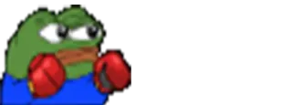 😏 58fa2487 Pepe the Frog 페페, 개구리, 복싱, 밈, 인터넷 telegram sticker
