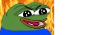 😈 5930f2ea Pepe the Frog пепе, лягушка, мем, злой telegram sticker