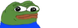 🤪 86db1477 Pepe the Frog лягушка, пепе, мем, грустный telegram sticker