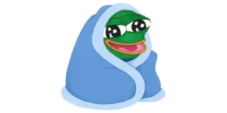 ☺️ b6b00962 Pepe the Frog Pepe, frog, meme, cartoon, cute telegram sticker