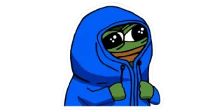 ☺️ b718a891 Pepe the Frog meme, frog, pepe, cartoon, sticker telegram sticker