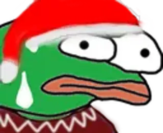 Peepo Christmas @ne_sirozhka telegram stickers