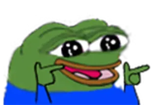 🤗 08f0527c Pepe the Frog pepe, grenouille, mème, culture web telegram sticker