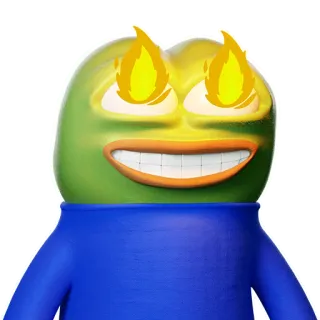 🔥 6b3b9d1c Pepe the Frog 佩佩, 青蛙, 梗, 网络, 角色 whatsapp sticker