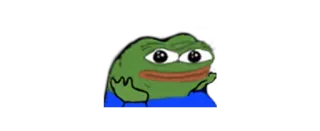 ☺️ 26f16c64 Pepe the Frog Pepe, kikker, meme, internet cultuur, cartoon telegram sticker