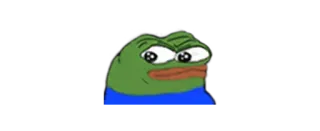 😐 2bf32b94 Pepe the Frog Meme, Pepe, Verdrietig, Kikker telegram sticker