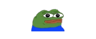 😐 59d4b879 Pepe the Frog Meme, Internetcultuur, Pepe, Kikker, Verdrietige kikker telegram sticker