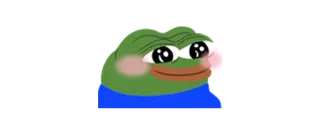 ☺️ 86ef3b30 Pepe the Frog Pepe, kikker, meme, internet cultuur, cartoon, emoji telegram sticker