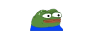 😱 9fc4b090 Pepe the Frog pepe, kikker, meme, verdrietig, internet meme telegram sticker