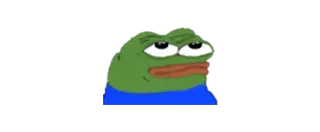 🙄 a74ad64d Pepe Pepe de Kikker, Meme, Internetmeme, Kikker, Uitdrukking telegram sticker