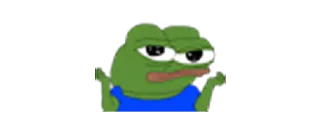 🙂 bfaa31bf Pepe the Frog pepe, kikker, meme, beledigend, middelvinger, sarcastisch telegram sticker