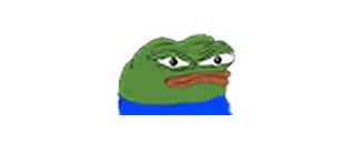 😡 f284289a Pepe the Frog Pepe, kikker, meme, internet cultuur telegram sticker