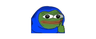 👍 fa32cddd Pepe the Frog pepe, kikker, meme, feels good man telegram sticker