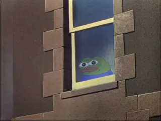 😐 0a83b364 Pepe the Frog ミーム, カエル, インターネット, ペペ telegram sticker