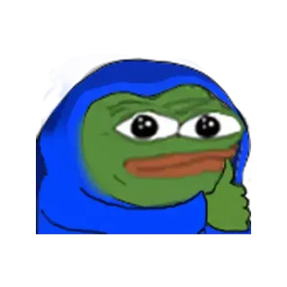 😐 342e54ca Pepe the Frog ミーム, ペペ, カエル, ネット文化, いいね telegram sticker