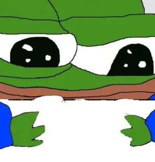 🙂 386a7b21 Pepe the Frog ペペザフロッグ, ミーム, インターネットミーム, カエル telegram sticker