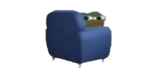 👀 d1c6a1ca Pepe the Frog ペペ, カエル, ミーム, 椅子, ネットミーム telegram sticker