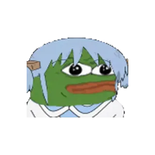 😐 de3004d7 ペペ, カエル, ネットミーム, キャラクター, ステッカー telegram sticker