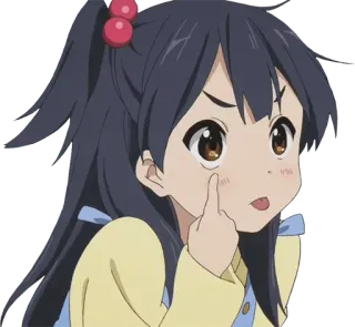 😜 1b71c3be Anime, Gadis, Imut, Kesal, Kartun telegram sticker