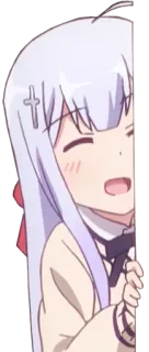 👀 2e8e4719 anime, imut, kartun, karakter telegram sticker