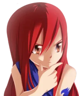 🤔 a927d834 Erza Scarlet Fairy Tail Anime, Fairy Tail, Erza Scarlet, Rambut Merah, Penyihir telegram sticker
