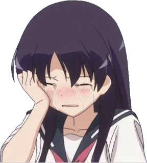 😭 cb92b655 anime, menangis, sedih, siswi, kartun, emosional, perempuan, gadis telegram sticker