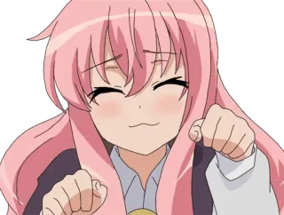 🤗 f7a02b76 Anime, Manga, Imut, Gadis, Rambut Pink, Kartun, Tersenyum telegram sticker