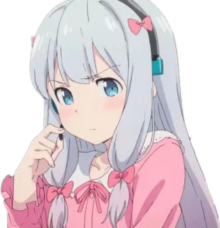 😡 fbd75200 anime, gadis, imut, kawaii, kartun telegram sticker