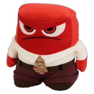 😠 2df757e4 Anger Inside Out Ira, Del Revés, Disney, Pixar, Emoción, Dibujos animados, Personaje telegram sticker