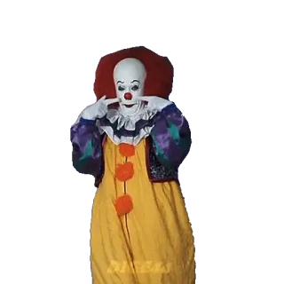 🤡 d4128e81 Pennywise It pagliaccio, spaventoso, horror, Pennywise, Stephen King telegram sticker