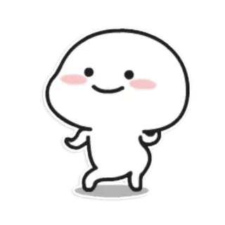 ☁ 4d3f404b süß, Emoji, Cartoon, fröhlich, Figur telegram sticker