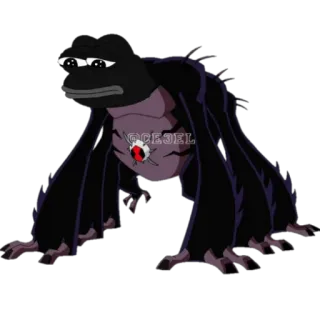 🐸 406b851b CEJEL ミーム, ペペ, カエル, 漫画, 生き物 telegram sticker