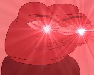 😡 3eea829e Pepe 페페 더 프로그, 밈, 인터넷 밈, 개구리 telegram sticker