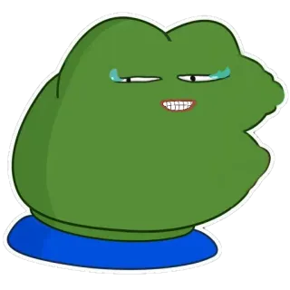 😂 d19eec90 Pepe the Frog 밈, 인터넷 문화, 개구리, 만화 telegram sticker