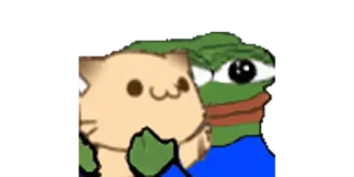 🥰 6750d791 Pepe the Frog Meme, Kikker, Internet cultuur telegram sticker