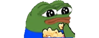 🌚 54648caa Pepe the Frog Pepe, Rana, Meme, Triste, Emoticon telegram sticker