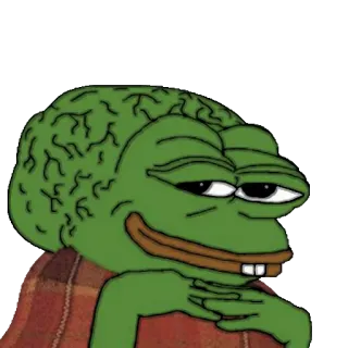 🤔 0eaf6a17 Pepe the Frog pepe, grenouille, mème, mème internet whatsapp sticker