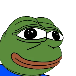 😳 1d9ae74c Pepe the Frog Pepe, Grenouille, Mème, Mème Internet, Dessin animé, Personnage whatsapp sticker