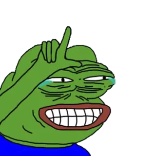 😝 8ba7b43b Pepe the Frog pepe, grenouille, loser, mème, mème internet whatsapp sticker