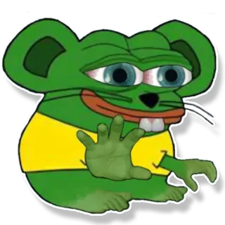 💥 4e7a98ea Pepe, Meme, Cartoon, Internetmeme telegram sticker
