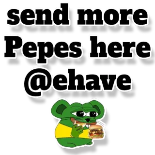🐀 99b8d66d Pepe send more Pepes here @ehave Meme, Pepe, Internet, grappig telegram sticker