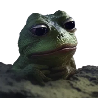 🧌 af8157e5 лягушка, животное, зеленый, амфибия telegram sticker