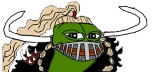 ☺️ 2dedd1de Pepe si katak, Fantasi, Monster, Ogre, Meme telegram sticker