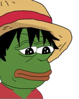 😔 420846a3 Pepe the Frog pepe, katak, meme, sedih telegram sticker