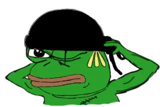 😐 7aa7491c Pepe the Frog Pepe, katak, meme, meme internet, katak sedih telegram sticker