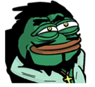 😏 9787f0bc Pepe Pepe si katak, Meme, Budaya internet, Katak antropomorfik telegram sticker