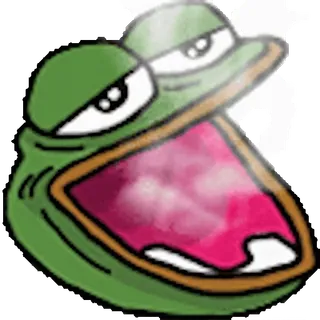 🚬 3dd7283b Pepe the Frog Pepe, rana, meme, internet telegram sticker