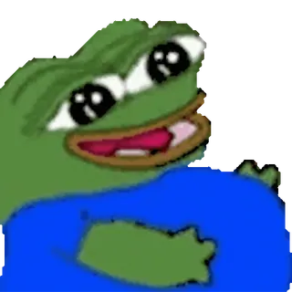 😏 5a0c63e6 Pepe the Frog pepe, rana, meme, cultura de internet telegram sticker