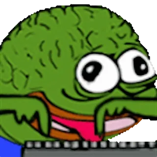 🧠 d04cd15f Pepe the Frog pepe, rana, meme, internet telegram sticker