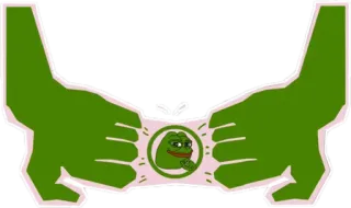 🕳 0c11fb06 Pepe the Frog ミーム, ペペ, カエル, ネットミーム telegram sticker